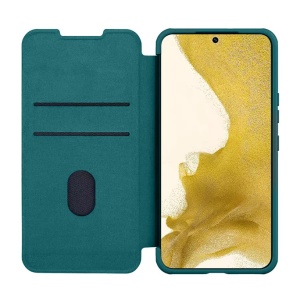Торбика Nillkin Qin Pro (обычная кожа) для Samsung S911B Galaxy S23 зеленый - Img 4