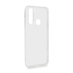 Ультратонкий силиконовый чехол для Motorola Moto G8 Power Lite прозрачный