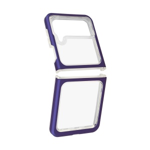 Цветной HD-чехол для Samsung F721B Galaxy Z Flip 4 5G фиолетовый
