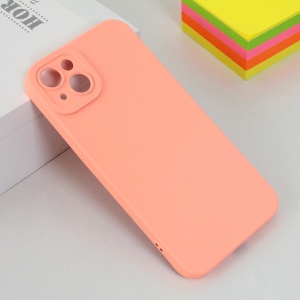 Чехол силиконовый цветной для iPhone 14 Plus 6.7 розовый