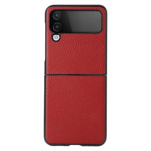 Элегантный кожаный чехол для Samsung F721B Galaxy Z Flip 4 5G красный - Img 2