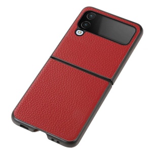 Элегантный кожаный чехол для Samsung F721B Galaxy Z Flip 4 5G красный - Img 4