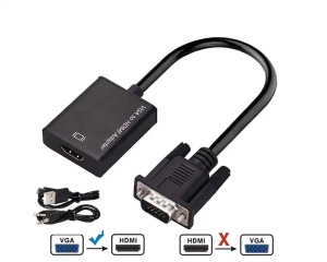 Adapter konverter VGA-HDMI+Audio Linkom M/Ž - Img 3