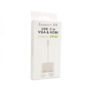 Adapter TYPE C na HDMI + VGA JWD-T6 - Img 3