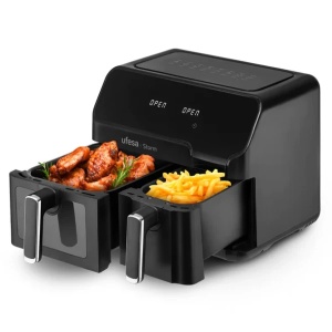 AirFryer Ufesa Storm/bezuljna/dupla posuda/zapremina 9L(5.5L+3.5L)8 programa - Img 1