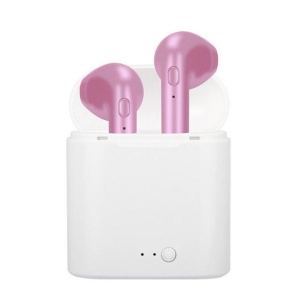 Bluetooth slusalice Airpods i7s TWS ljubicaste HQ - Img 1