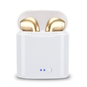 Bluetooth slusalice Airpods i7s TWS zlatne HQ - Img 1