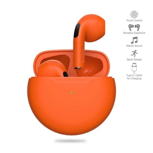 Bluetooth slusalice Airpods T-phox Pro narandzaste HQ - Img 1