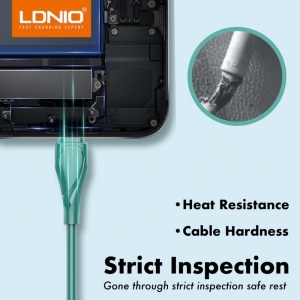 Data kabl Ldnio LS611 25W Fast micro USB plavi 1m - Img 3