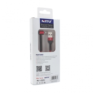 Data kabl NITU UC043 iPhone lightning crveni 1m - Img 2