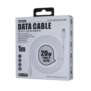 Data kabl REMAX RC-175i PD 20W iPhone Type C na iPhone lightning beli 1m - Img 2