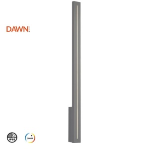 DAWN LED SVETILJKA 1007D ZIDNA 12W 3000K IP65 SIVA - Img 3