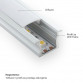 DAWN LED TRAKA HL COB W 24V IP20 (5met, 4.8W/m, 8mm) - Img 2