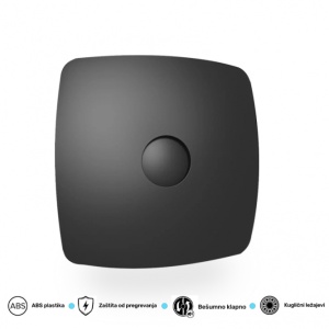 ERA VENTILATOR F100 RIO 4C CRNI - Img 1