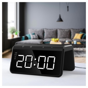 FM radio alarm sa bežičnim punjačem SENCOR SDC 7900 Qi - Img 3