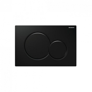 Geberit SIGMA 01 черная двухпозиционная кнопка - Img 2