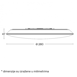 LED PLAFONJERA DCL1213 18W 3000/4000/6500K IP54 - Img 2