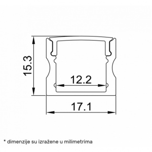 LED PROFIL LL-ALP004-R KOMPLET SIVI - Img 7