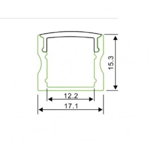 LED PROFIL LL-ALP004-R - Img 1