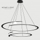 LUNA 263 LUSTER 105W 3000K CRNA - Img 5