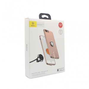 Maska Baseus Magnetic Wireless Charging za iPhone 7 Plus/8 Plus zlatna - Img 3