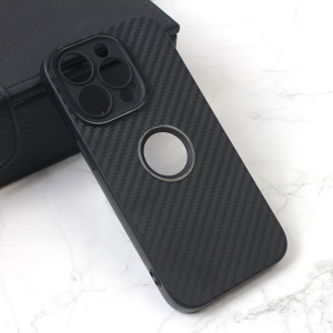 Maska Carbon Stripe za iPhone 15 Pro 6.1 crna