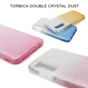 Maska Double Crystal Dust za Huawei P40 Lite E plavo srebrna - Img 3