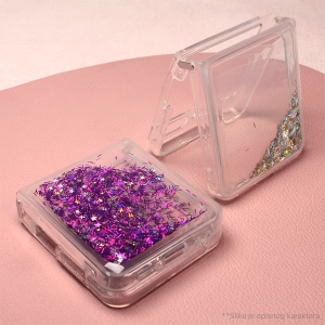Maska Glitter za Samsung F731B Galaxy Z Flip 5 5G ljubicasta - Img 2