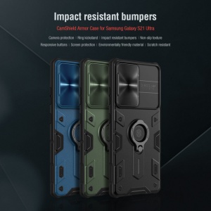 Maska Nillkin CamShield Armor za Samsung G998B Galaxy S21 Ultra crna - Img 4