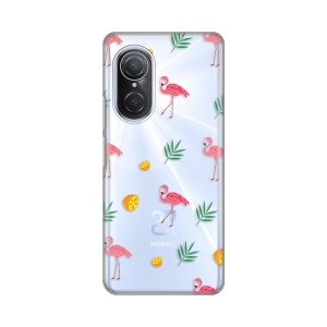 Maska Silikonska Print Skin za Huawei Nova 9 SE Flamingos