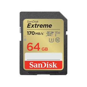 Mem. Kartica SanDisk SDXC 64GB Extreme 170MB/s V30 UHS-I Class 10 U3 V30 - Img 2