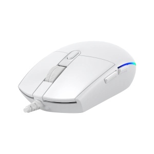 Miš Baracuda CRAB 3600DPI/6D/Optički/RGB/Bela - Img 2