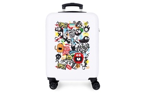MOVOM MONSTERS dečiji kofer 55 cm - bela