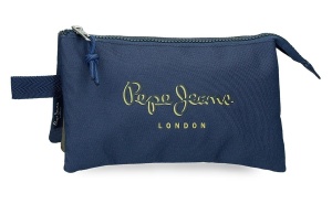 PEPE JEANS ARWYN prazna pernica sa 3 pregrade