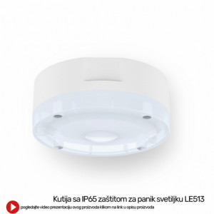 PLASTICNI RAM IP65 ZA PANIK SVETILJKU LE513