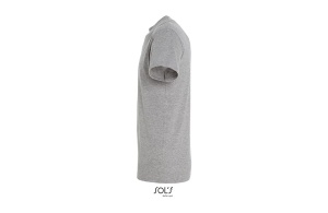REGENT unisex majica sa kratkim rukavima - grey melange, S - Img 6