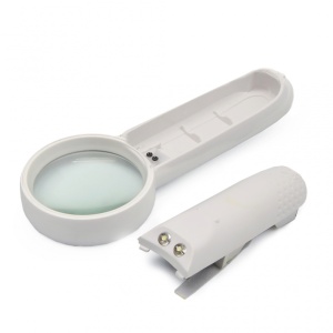 Rucna lupa 15x sa LED svetlom - Img 3