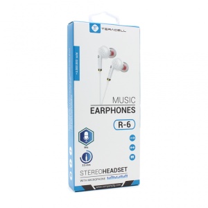Slusalice Teracell Evolution R6 bele 3.5mm - Img 1