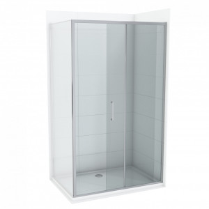 Stakleni paravan CONCEPT DEVON 100x195cm staklo 6mm providno sa tankim ramom