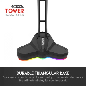 Stalak za slusalice Fantech AC3001S RGB crveni - Img 2