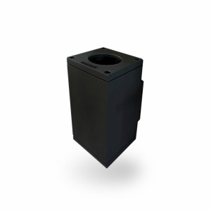 SVETILJKA JM-2123 ZIDNA 2*GU10 CRNA IP65 - Img 1