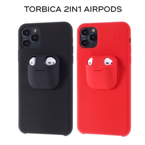 Torbica 2in1 airpods za iPhone 7 Plus/8 Plus crvena - Img 1