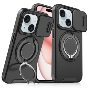 Torbica CamShield Ring stand za iPhone 15 6.1 crna - Img 1