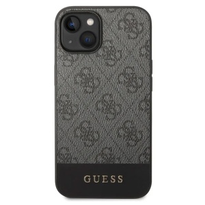 Torbica Guess Hc PC/TPU 4G Pu Bottom Stripe za iPhone 15 6.1 siva (GUHCP15SG4GLGR) - Img 2