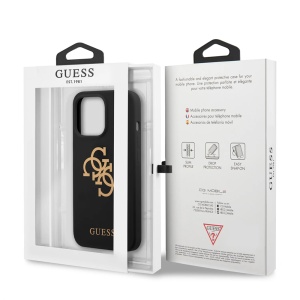 Torbica Guess Hc Silicone za iPhone 13 Pro Max 6.7 crna (GUHCP13XLS4GGBK) - Img 4