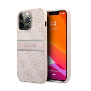 Torbica Guess Stripe za iPhone 13 Pro 6.1 roze (GUHCP13L4GDPI) - Img 1