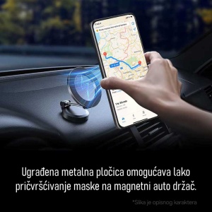 Torbica Hard Shield za Honor Magic 7 Lite srebrna - Img 4