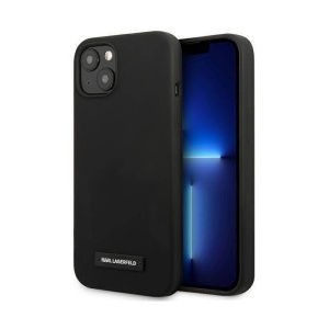 Torbica Karl Lagerfeld Hc Silicone Plaque za iPhone 13 6.1 crna (KLHCP13MSLMP1K) - Img 1