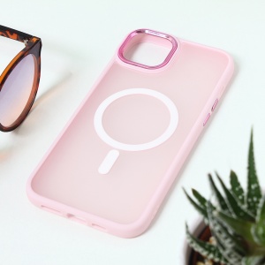 Torbica Magsafe colorful za iPhone 15 Plus 6.7 roze - Img 1