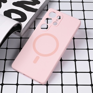 Torbica Magsafe Pure color za Samsung S938B Galaxy S25 Ultra roze - Img 1